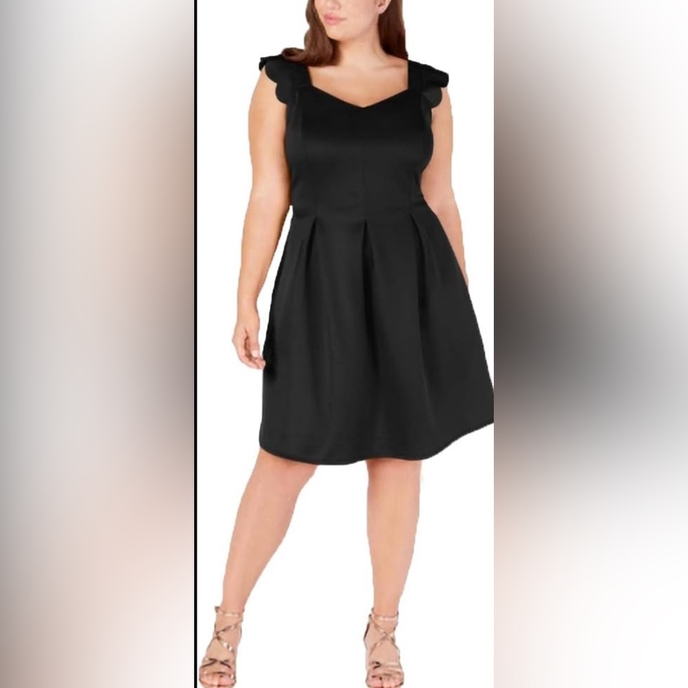 Monteau‎ Black Sleeveless Dress Size 1X